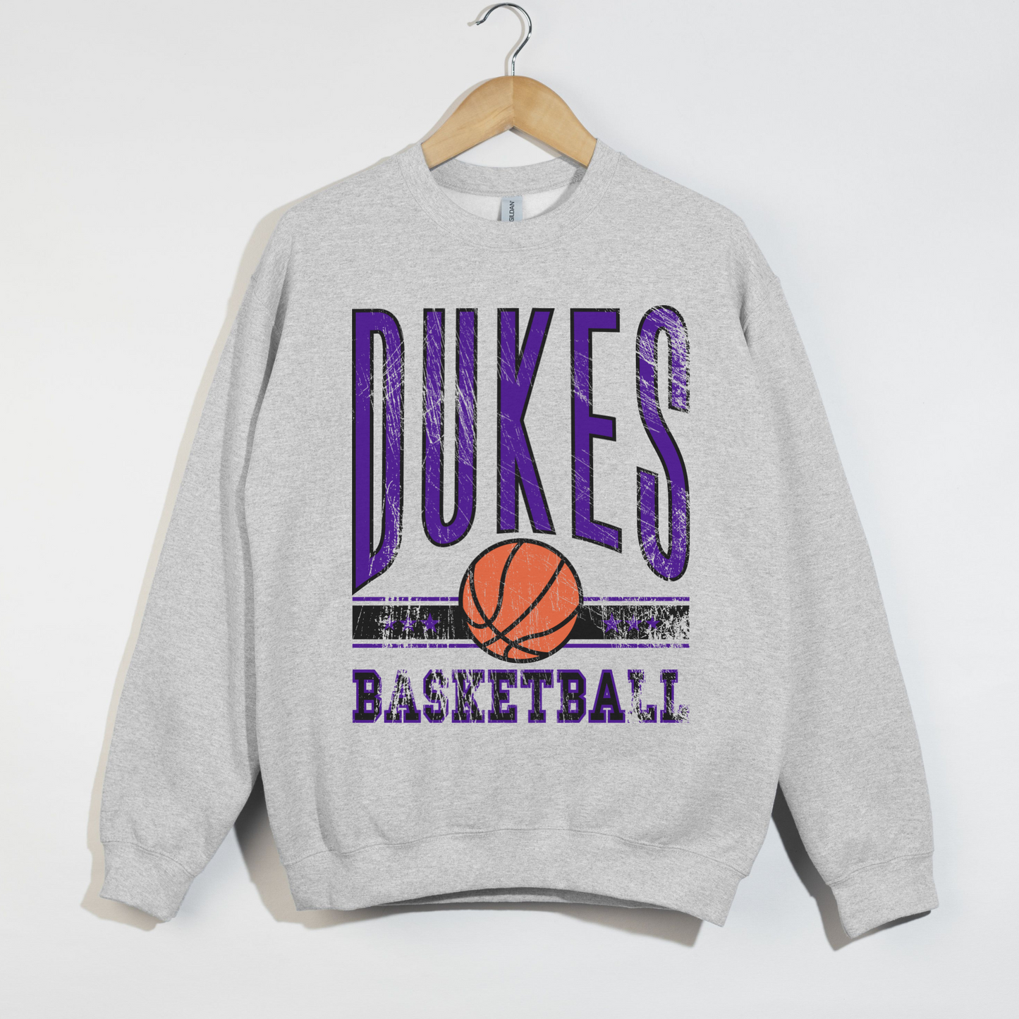 Dukes Basketball Crewneck Sweatshirt