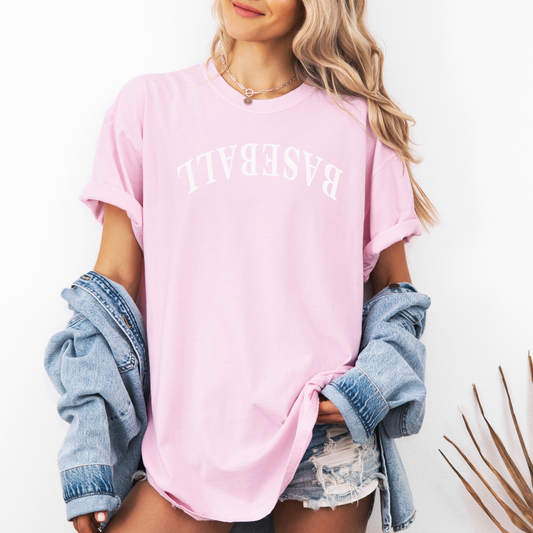 Baseball Upside Down Tee Shirt