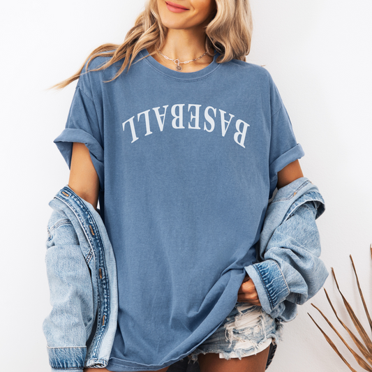 Baseball Upside Down Tee Shirt