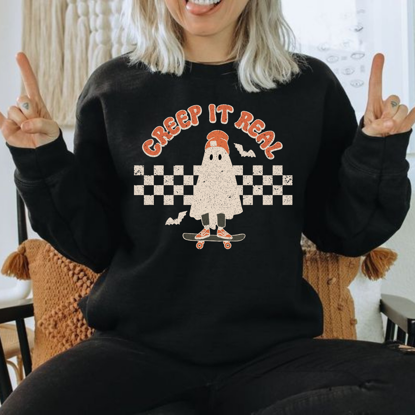 Creep It Real Crewneck Sweatshirt