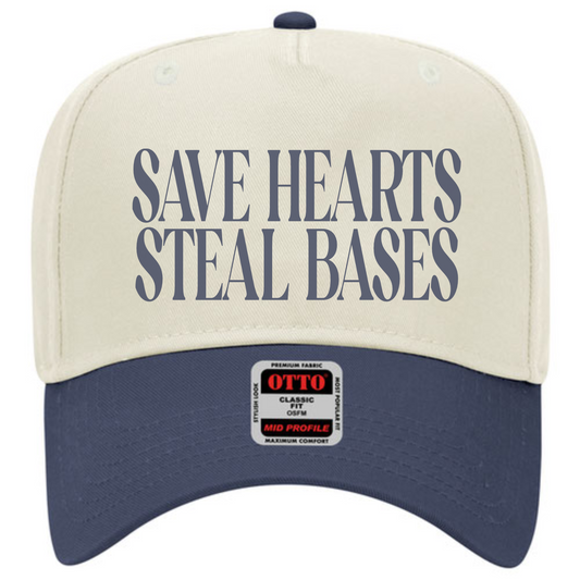 Save Hearts Steal Bases Trucker Hat
