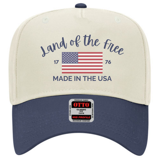 Land Of The Free Trucker Hat