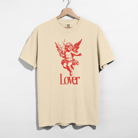 Lover Cherub Graphic Tee | Vintage Valentine T-Shirt