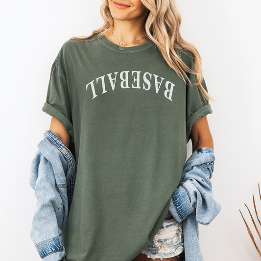 Baseball Upside Down Tee Shirt