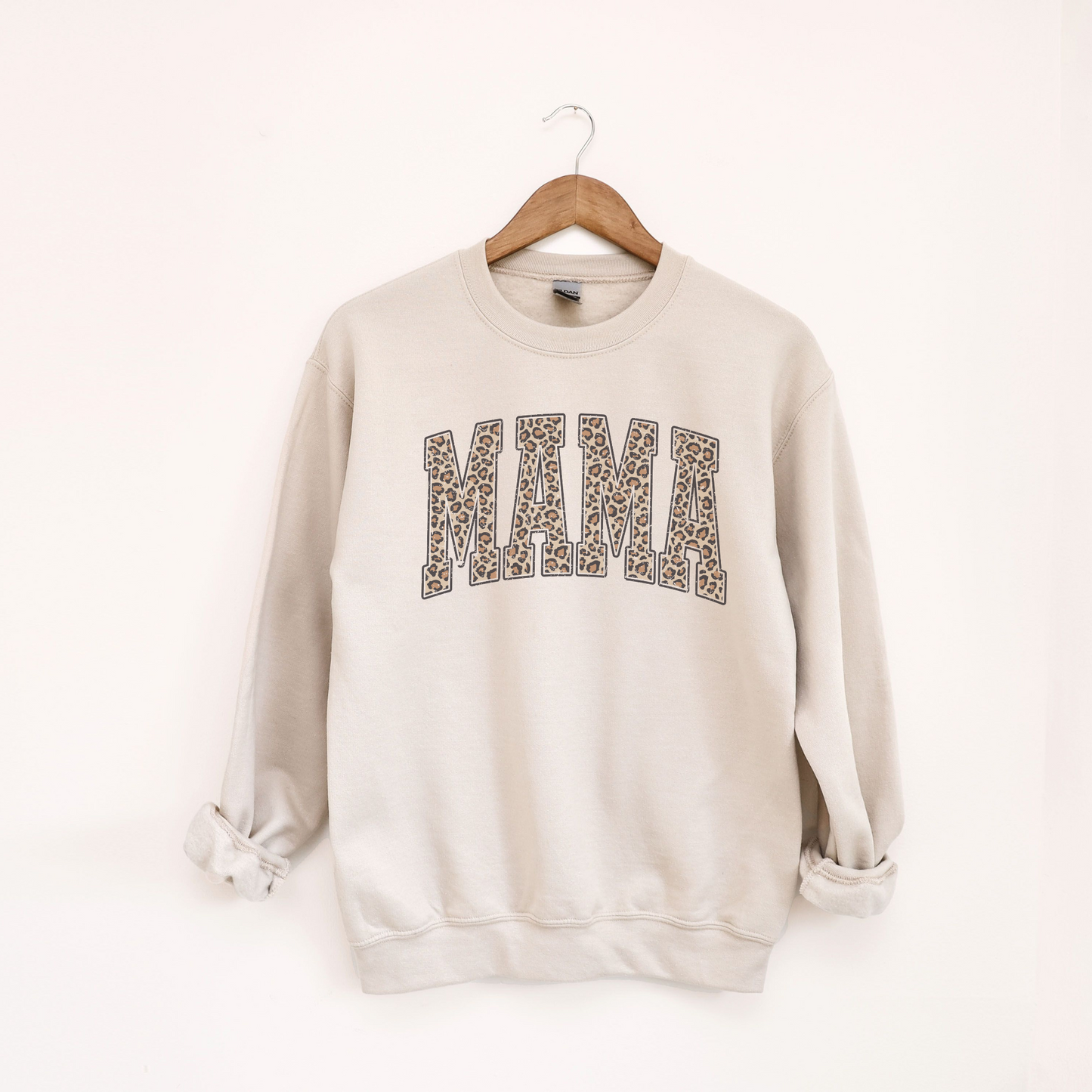Leopard MAMA Crewneck Sweatshirt