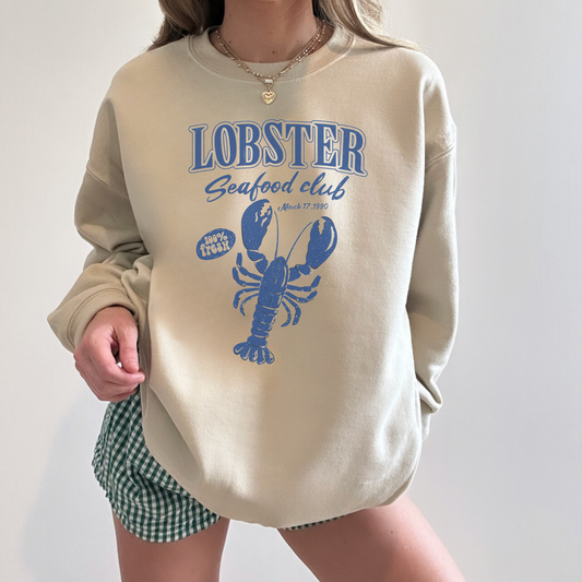 Seafood Club Crewneck Sweatshirt