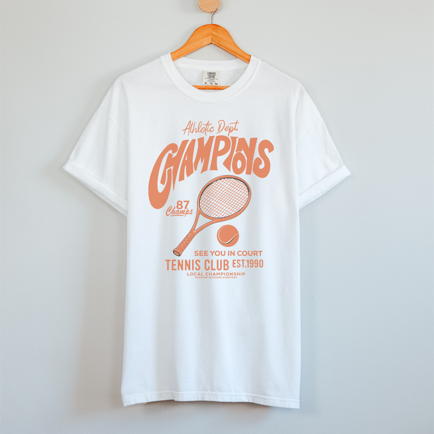 Tennis Club Champions T Shirt