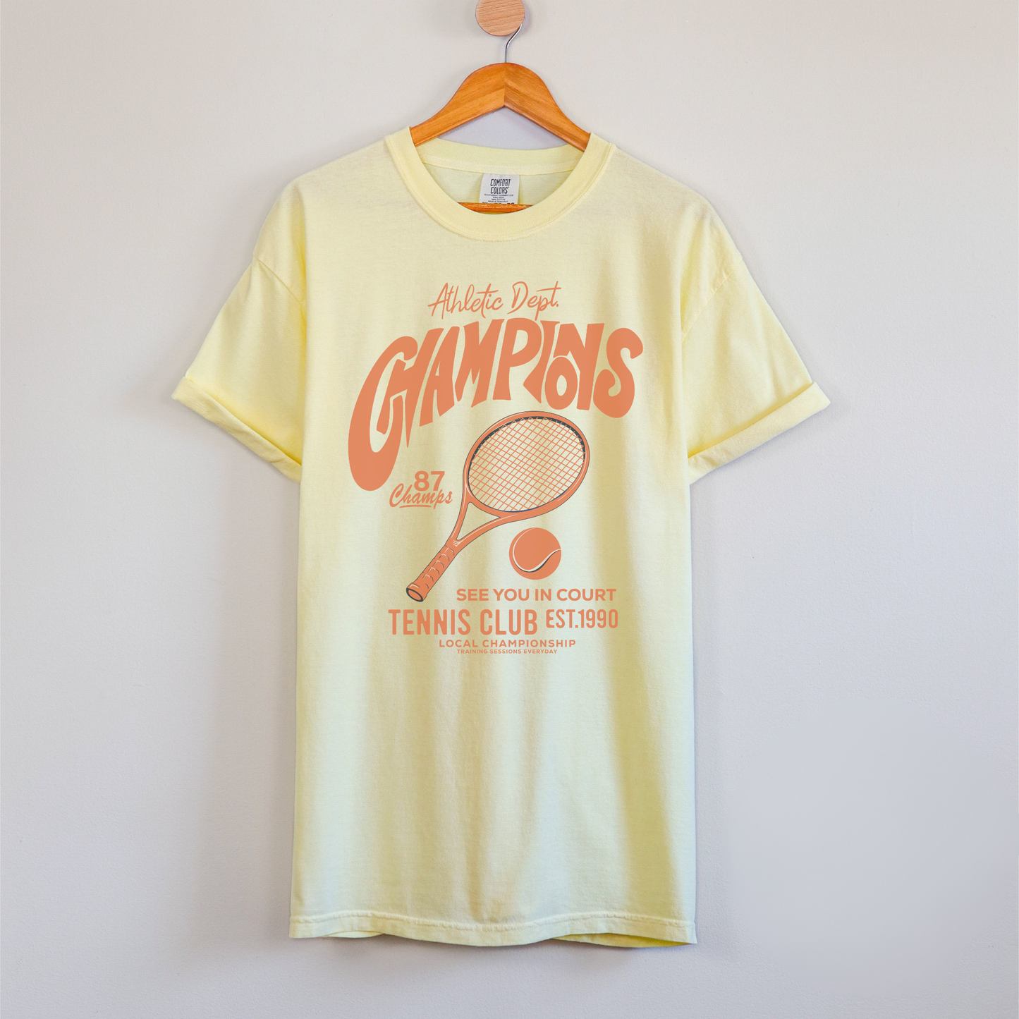 Tennis Club Champions T Shirt