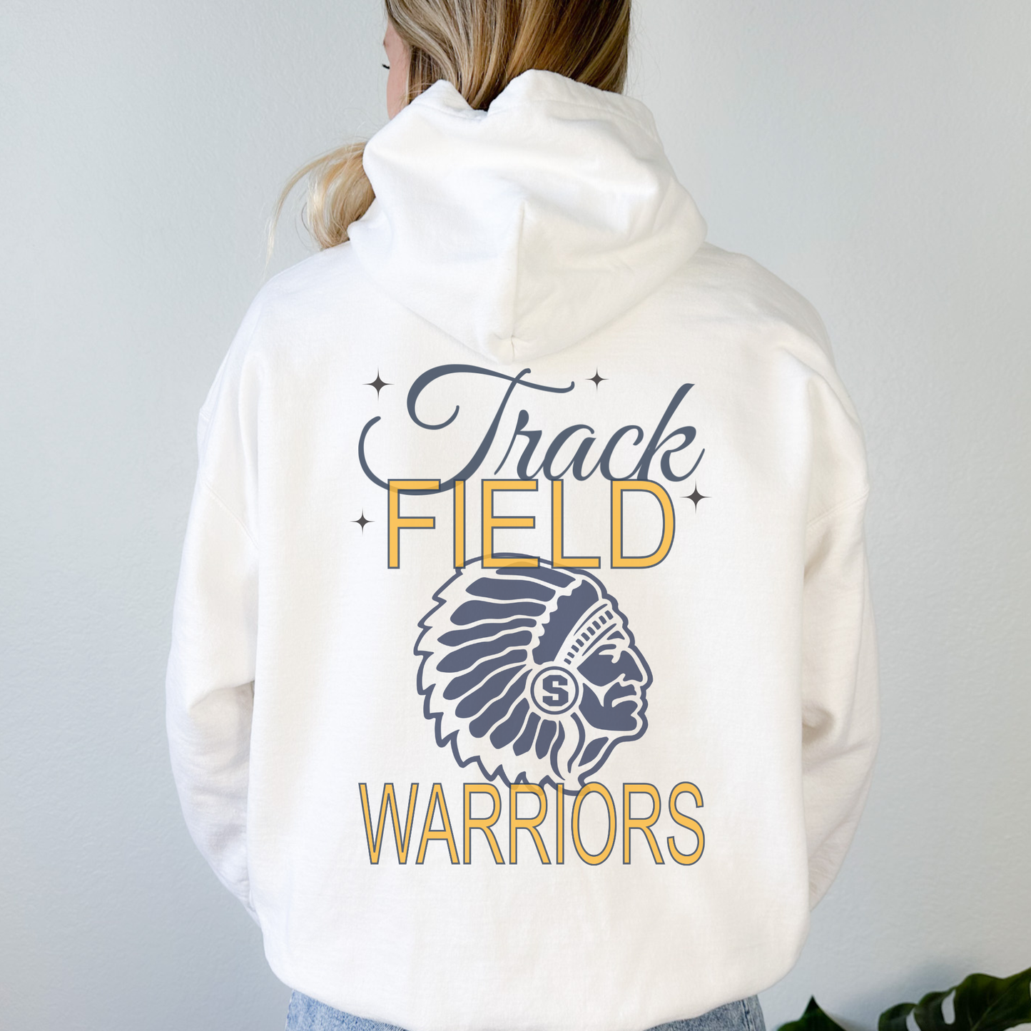 Track Field Warriors Hoodie | Warriors Track Hoodie | Local Team Apparel