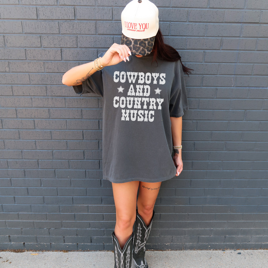 Cowboys And Country Music T Shirt