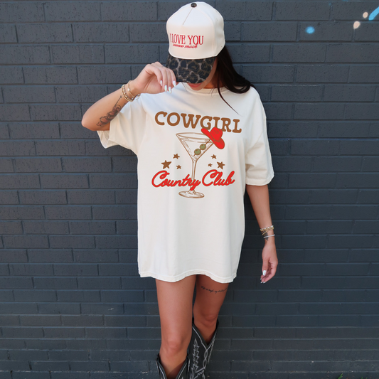 Cowgirl Country Club T Shirt
