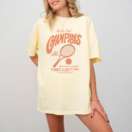 Tennis Club Champions T Shirt