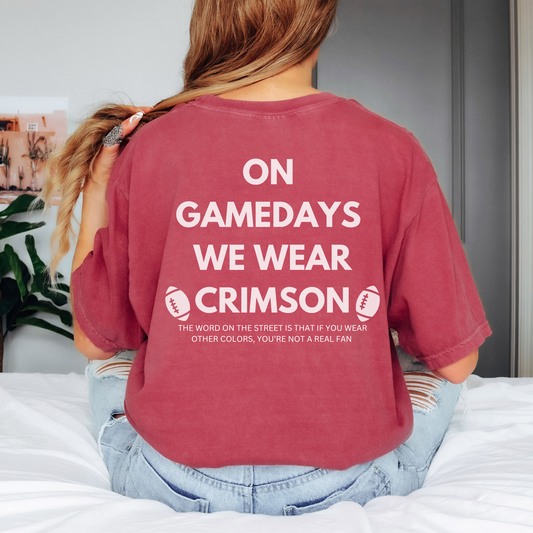 On Game Days Spirit Tee Shirt