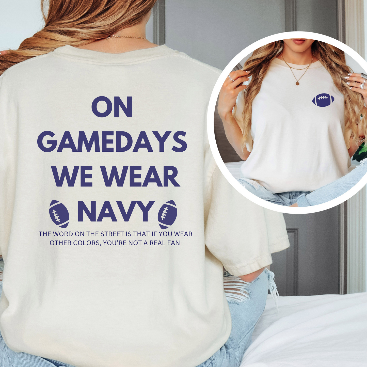 On Game Days Spirit Tee Shirt