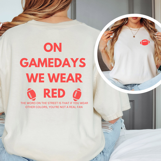 On Game Days Spirit Tee Shirt