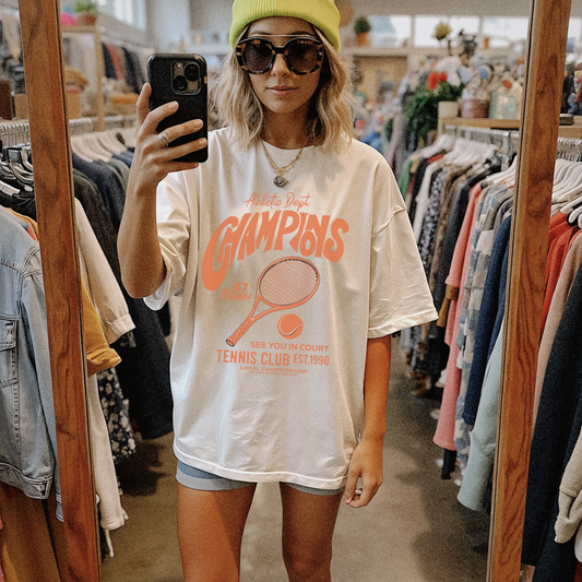 Tennis Club Champions T Shirt