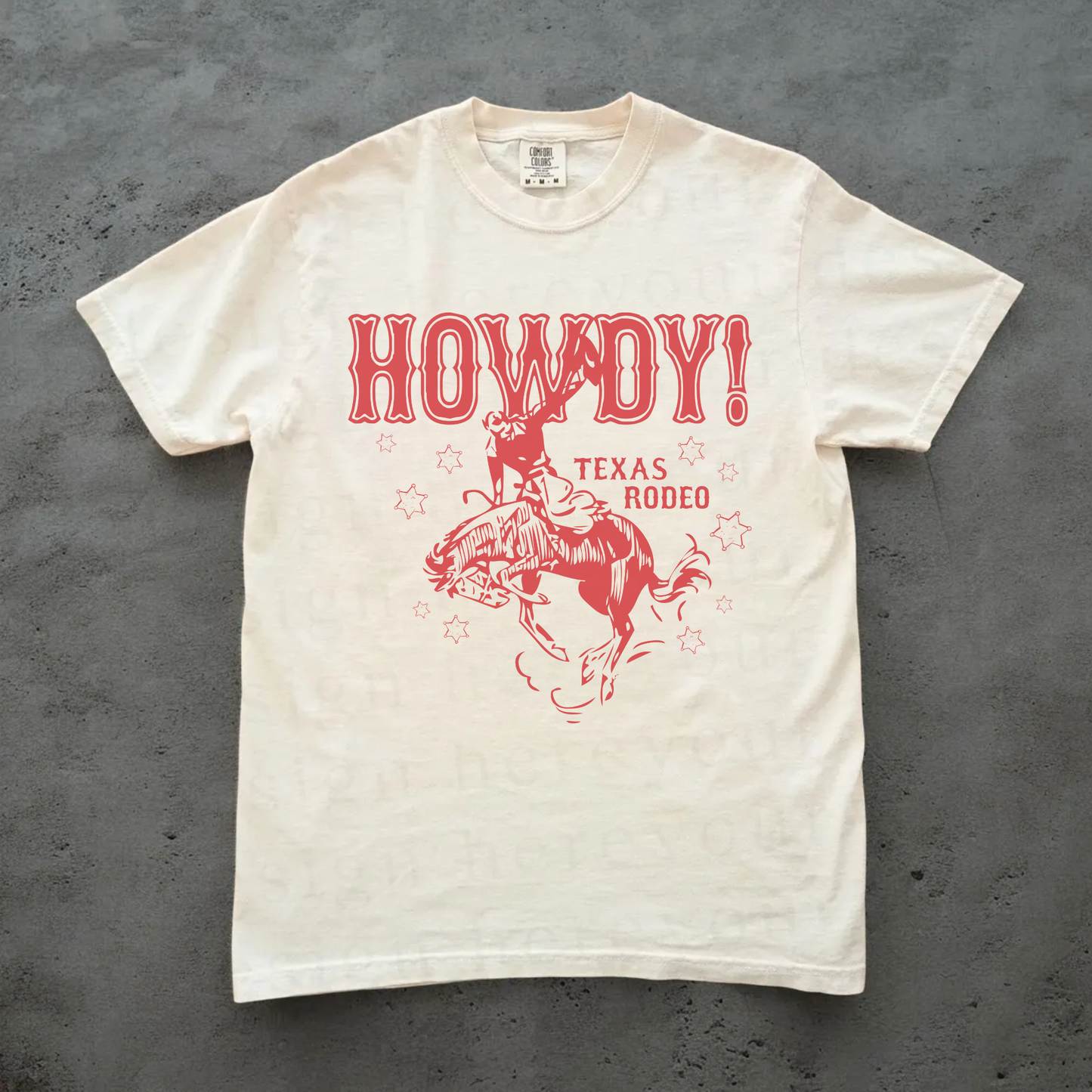 Howdy Texas Rodeo T Shirt
