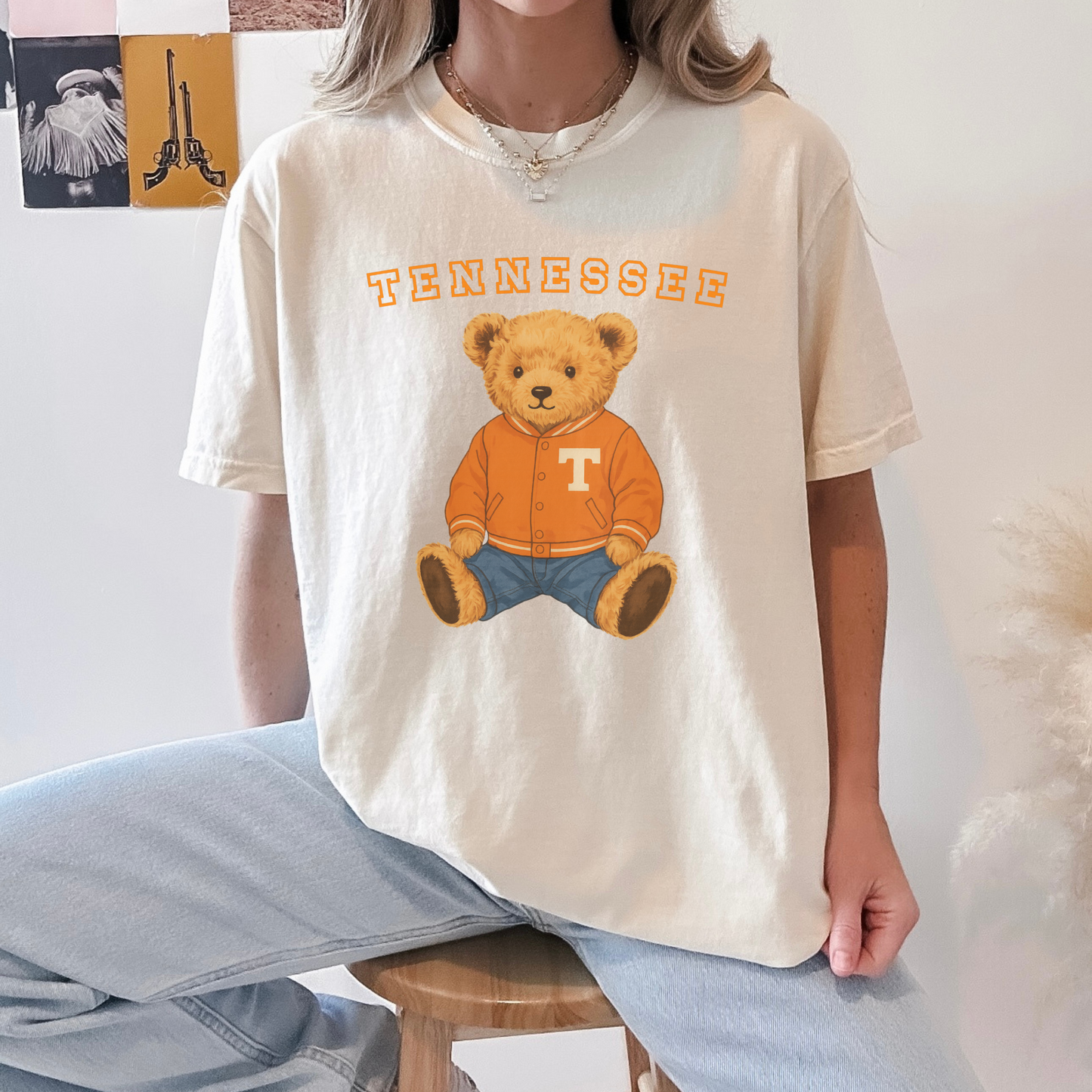 Tennessee Teddy Bear Graphic T-Shirt