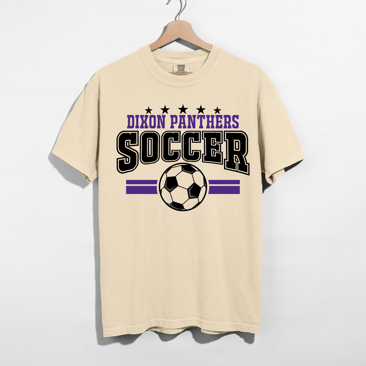 Dixon Panthers Varsity Soccer Graphic Tee | Vintage Game Day Shirt