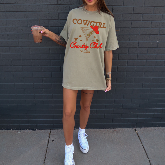 Cowgirl Country Club T Shirt