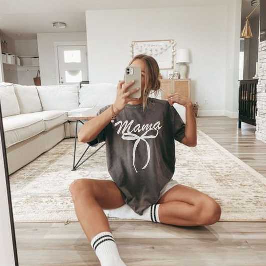 Mama Coquette Bow Tee Shirt