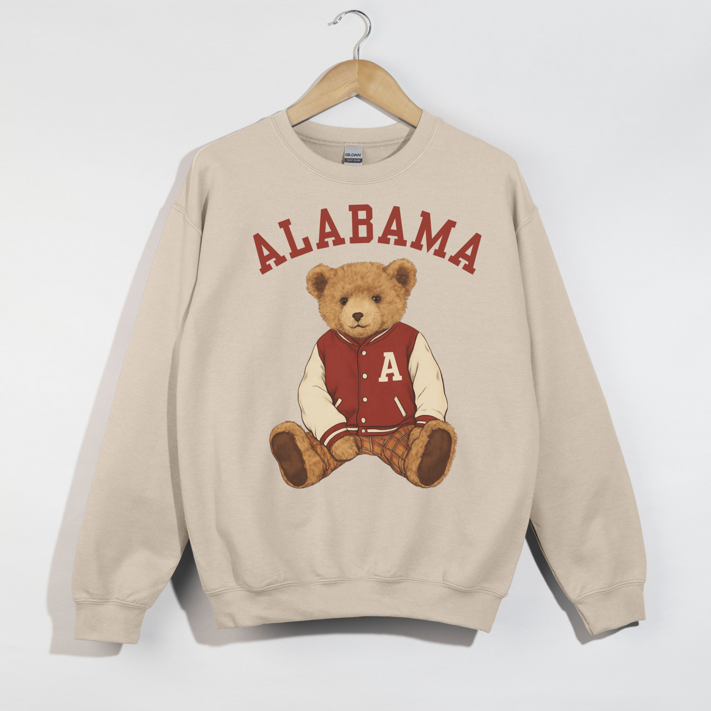 Alabama Teddy Bear Crewneck Sweatshirt