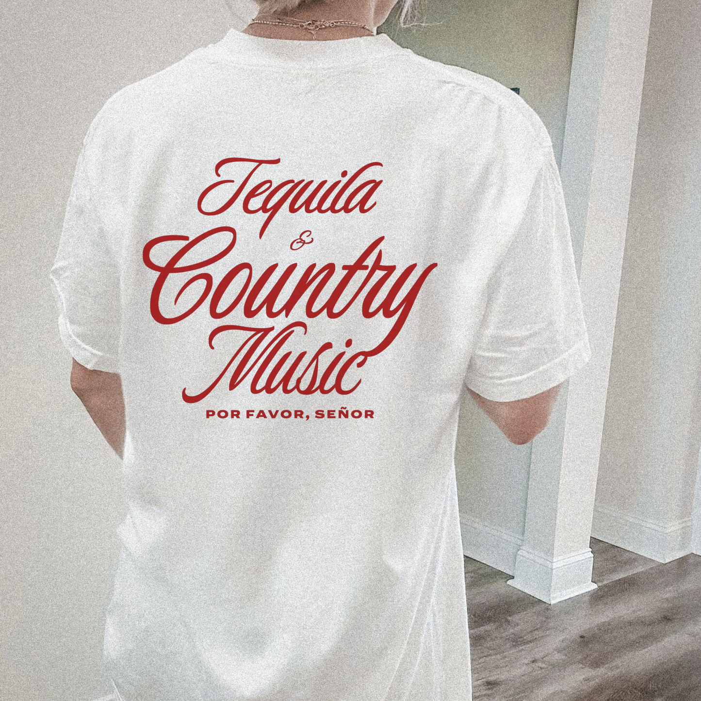 Tequila & Country Music Graphic Tee – Western Cowgirl T-Shirt