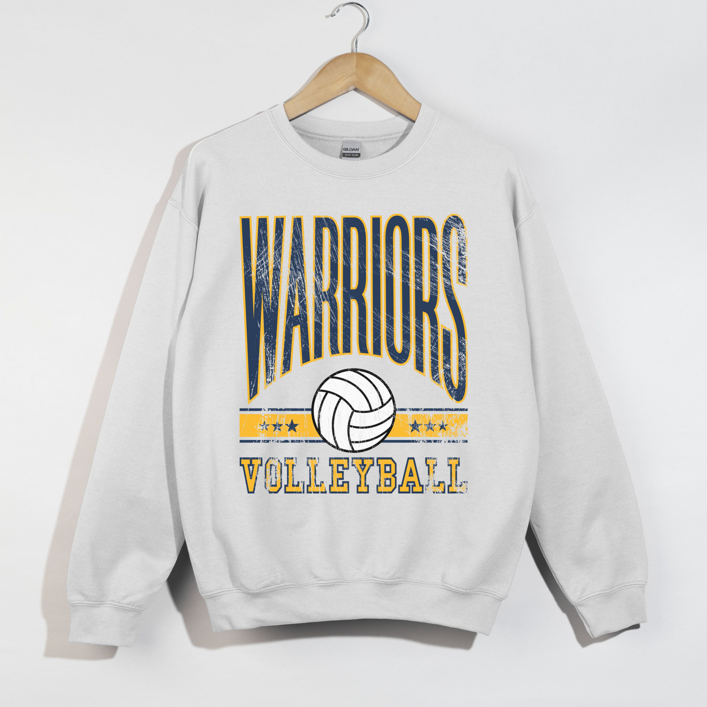 Warriors Volleyball Crewneck Sweatshirt – Game Day Spirit Wear