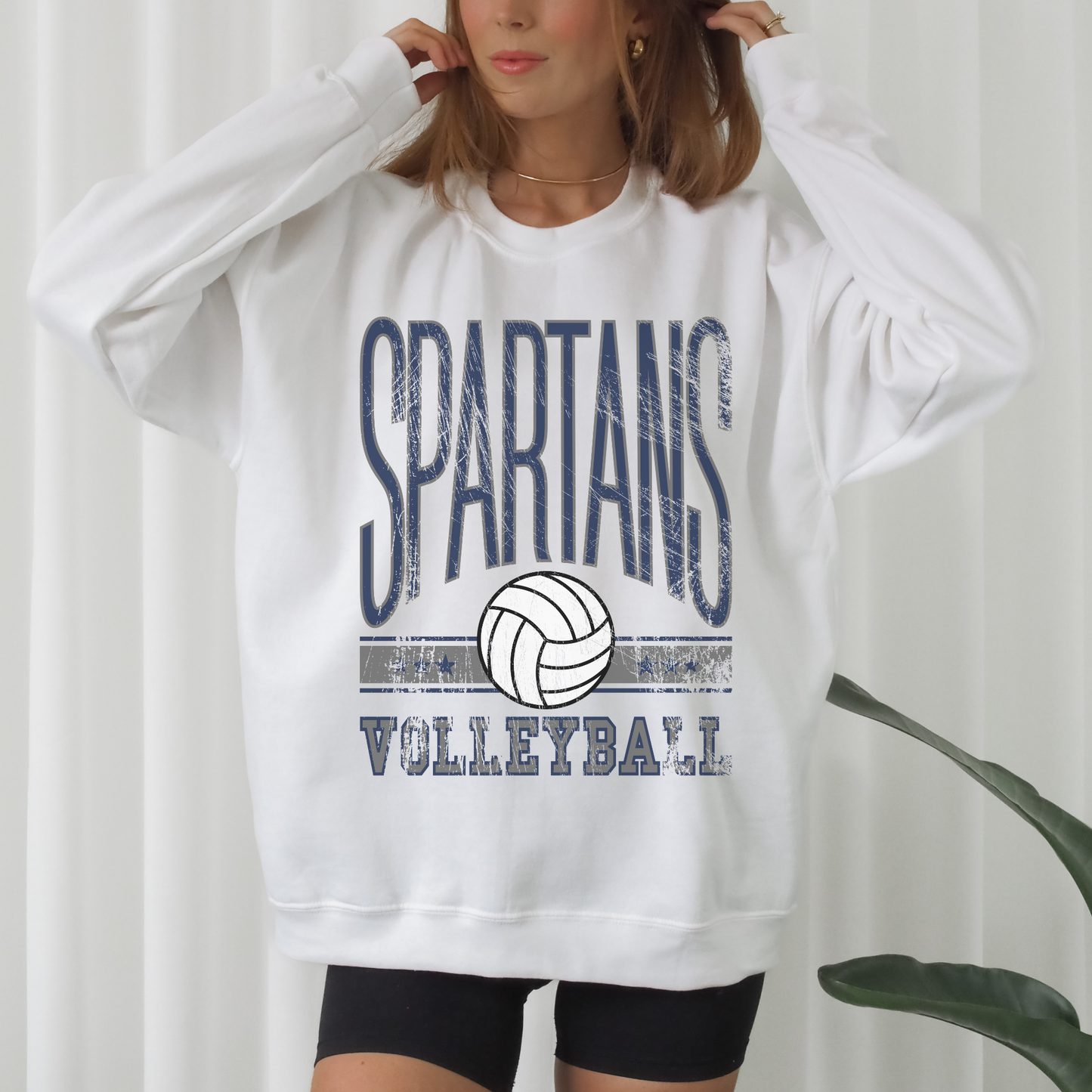Spartans Volleyball Crewneck Sweatshirt