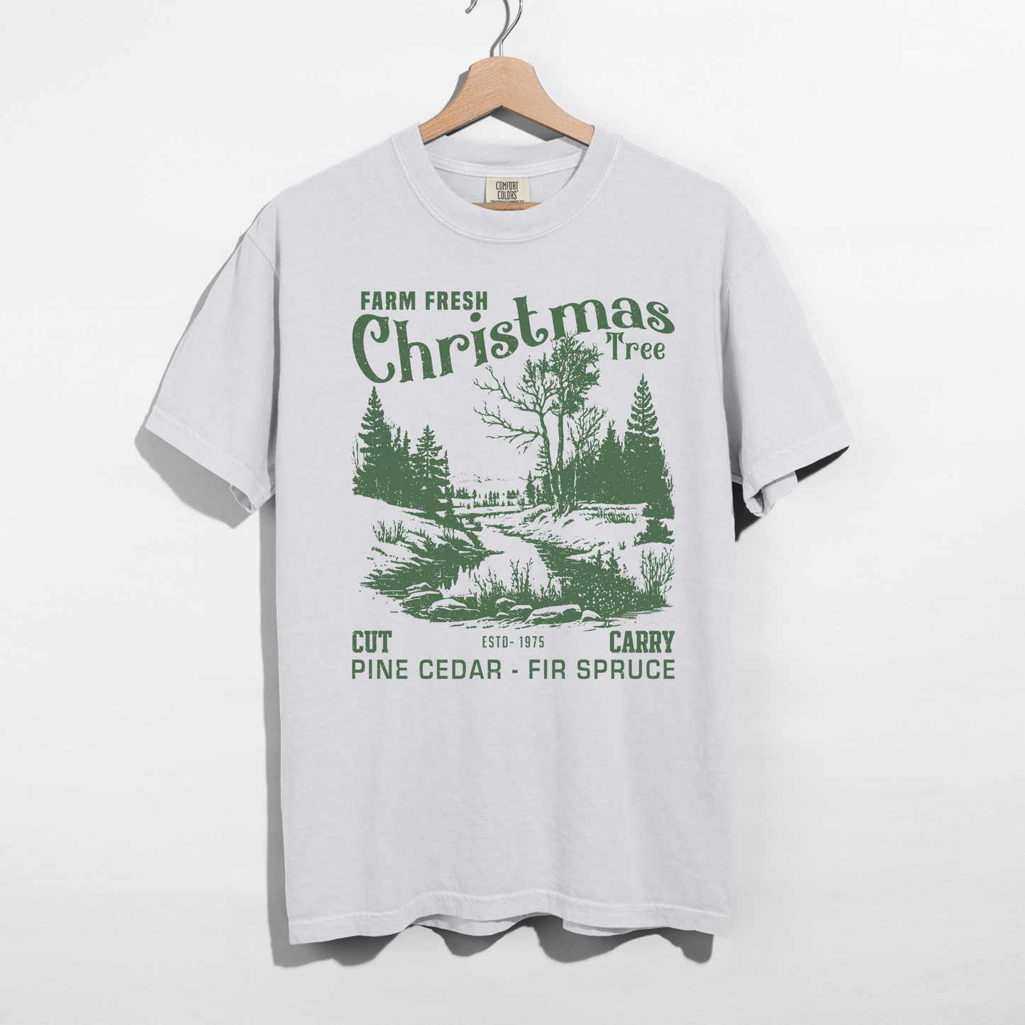 Farm Fresh Christmas Tree Graphic Tee