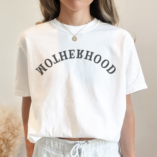 Motherhood Upside Down Tee Shirt
