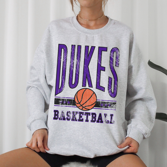 Dukes Basketball Crewneck Sweatshirt