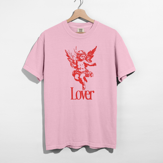 Lover Cherub Graphic Tee | Vintage Valentine T-Shirt