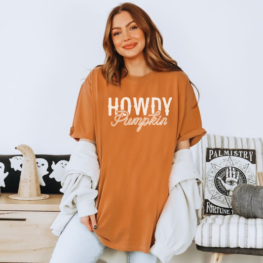 Howdy Pumpkin T Shirt