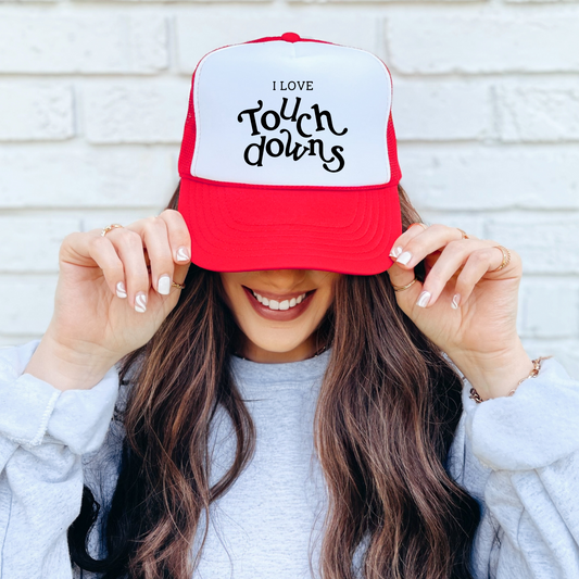 I Love Touchdowns Trucker Hat