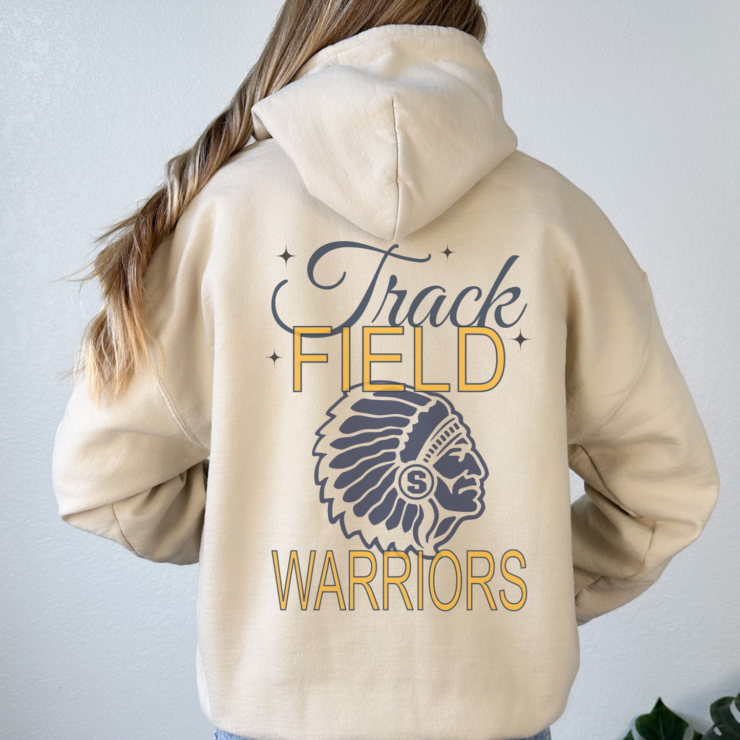Track Field Warriors Hoodie | Warriors Track Hoodie | Local Team Apparel