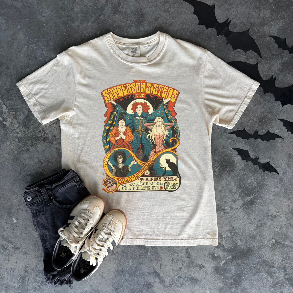 Sanderson Sisters Halloween Graphic Tee | Vintage Hocus Pocus T-Shirt