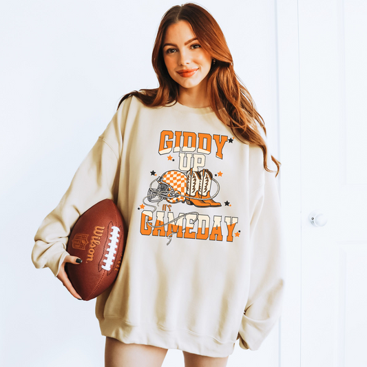 Giddy up Tennessee Football Crewneck Sweatshirt