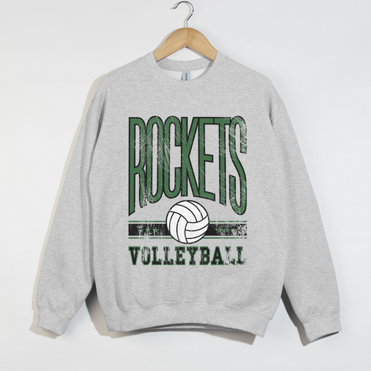 Rock Falls Rockets Volleyball Sweatshirt | Game Day Crewneck Spirit Wear