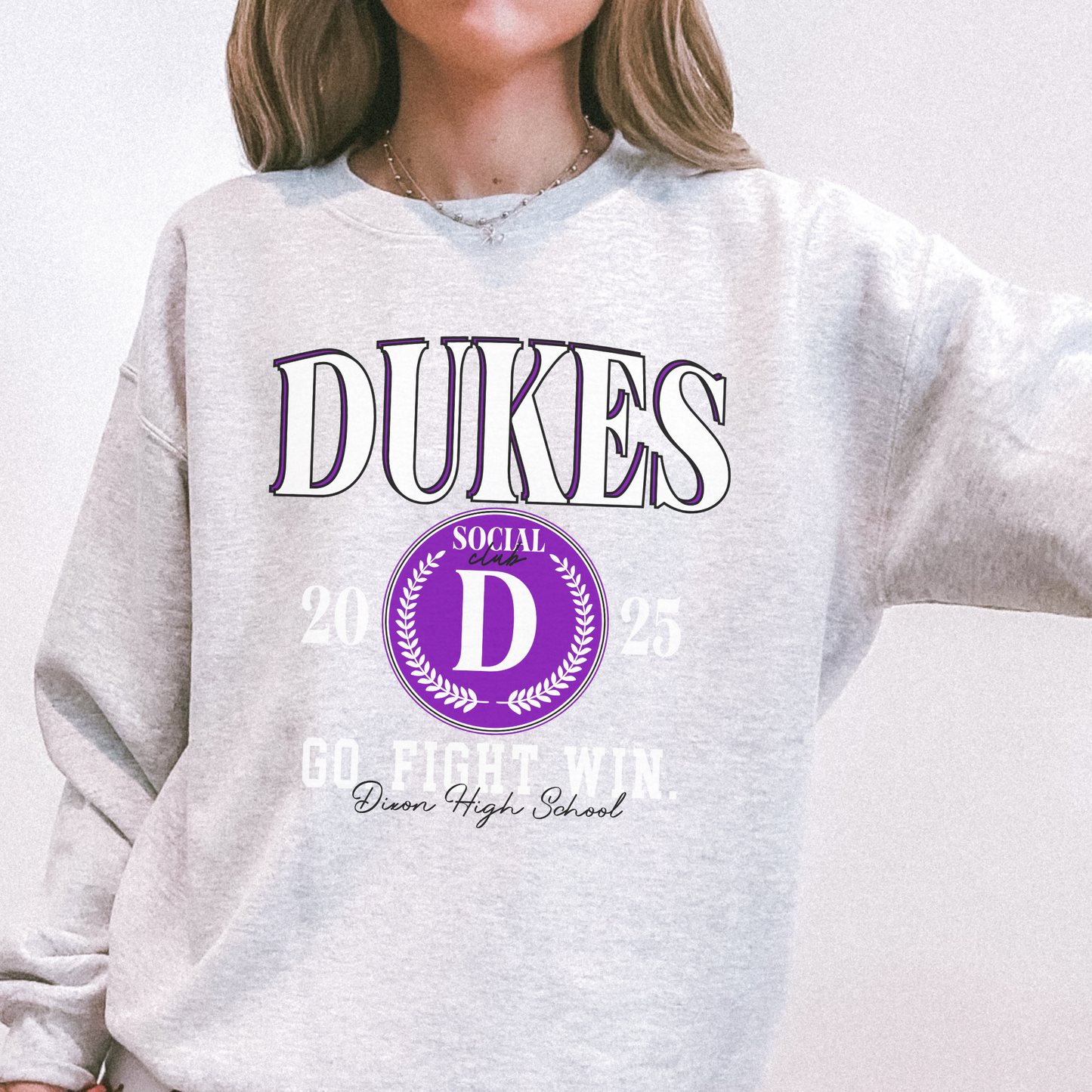 Dixon Dukes 2025 Crewneck | Go Fight Win Sweatshirt