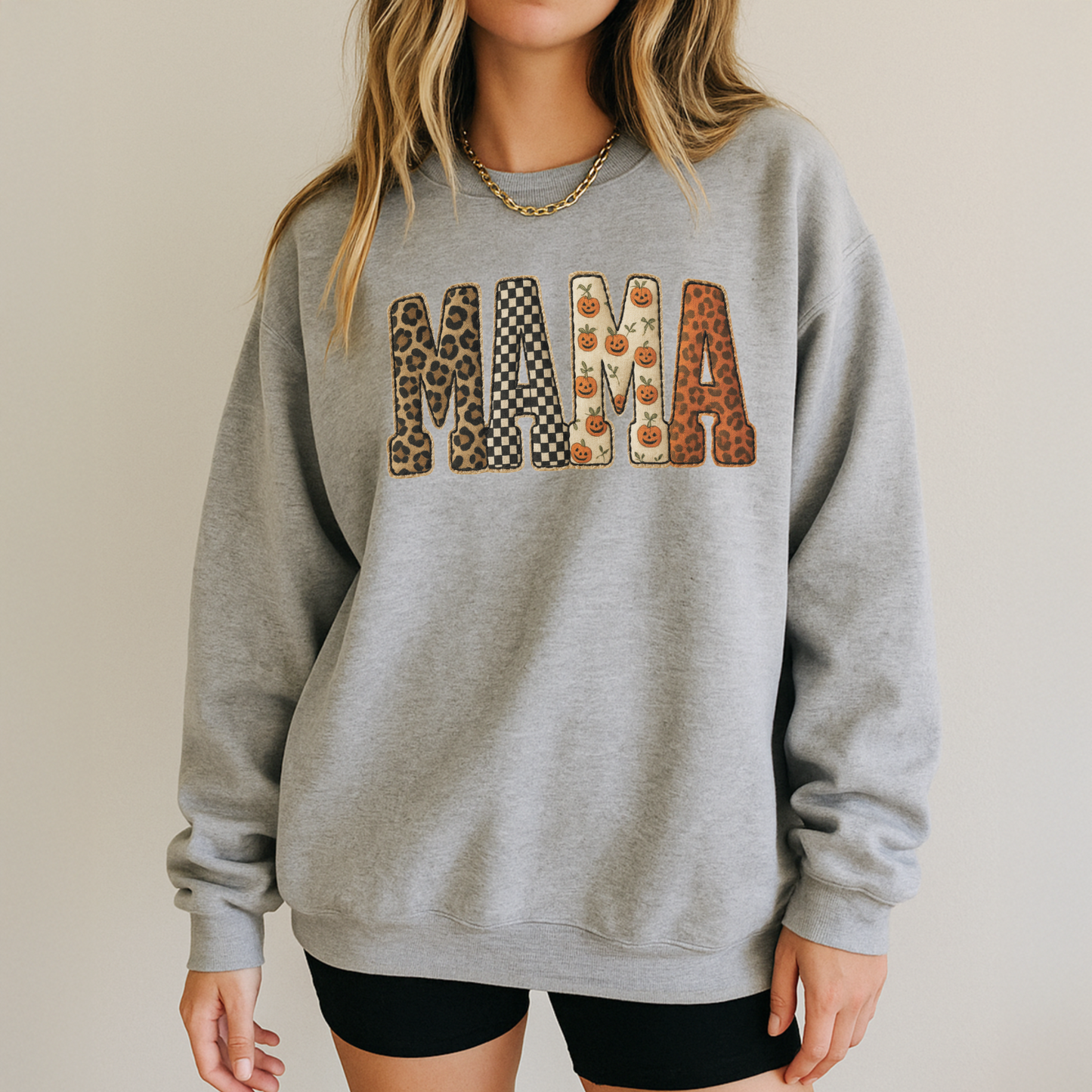 Pumpkin Patch Mama Crewneck Sweatshirt
