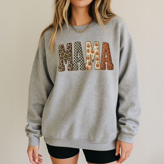 Pumpkin Patch Mama Crewneck Sweatshirt