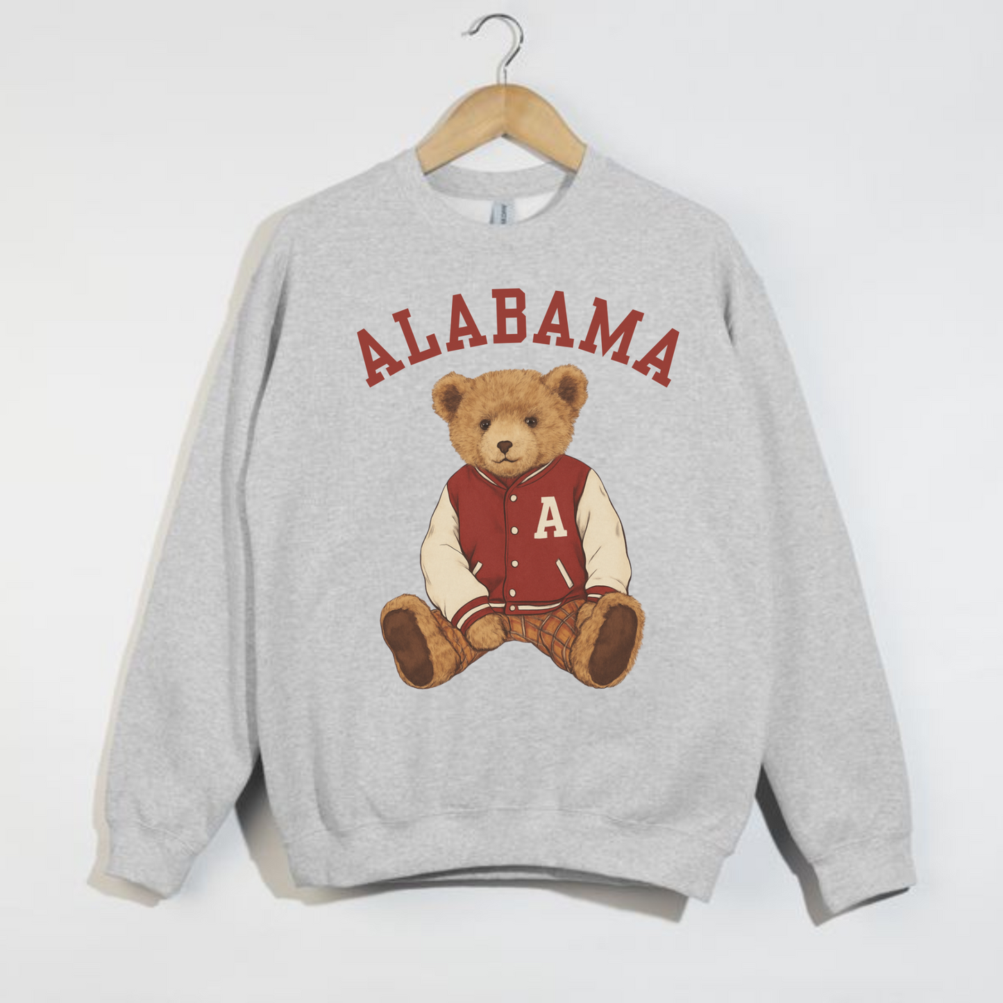 Alabama Teddy Bear Crewneck Sweatshirt