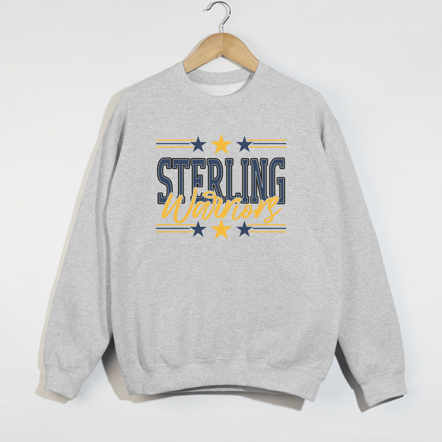 Sterling Warriors Star Crewneck | Local Game Day Sweatshirt