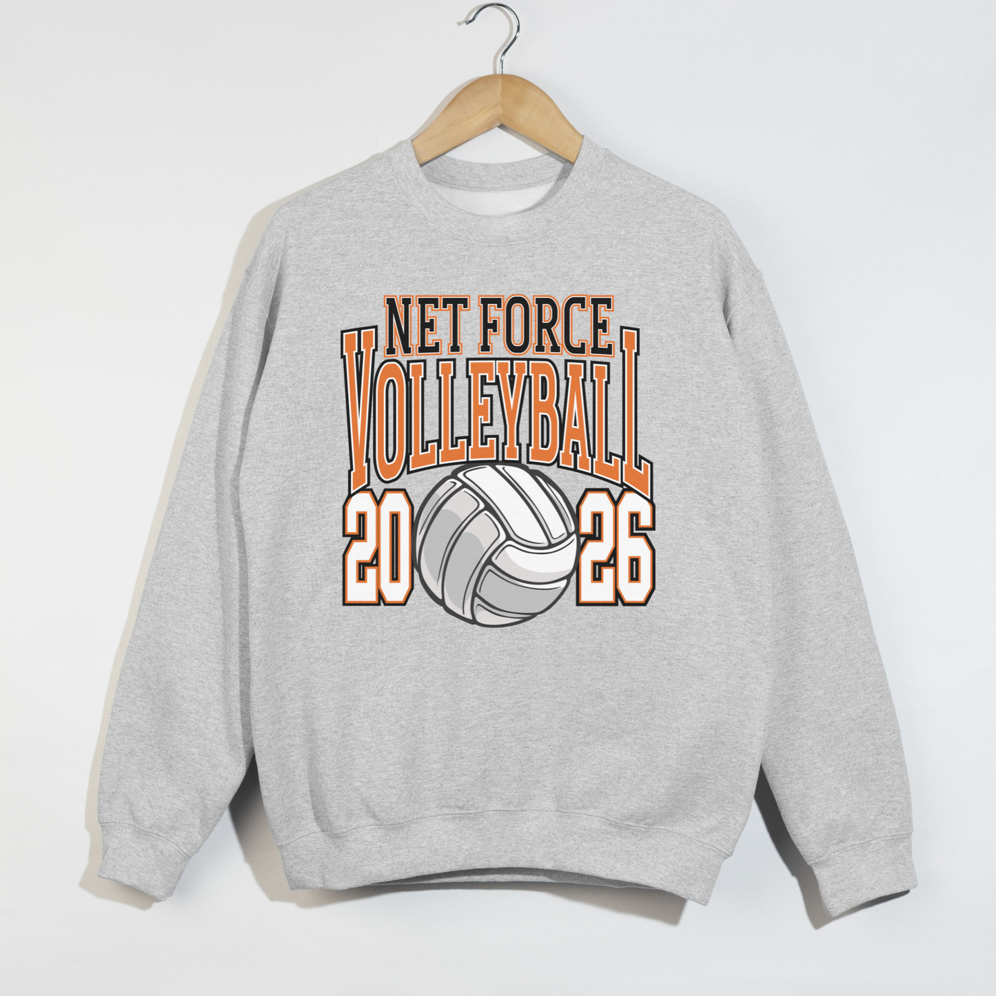 Net Force Volleyball 2026 Sweatshirt – Team Spirit Volleyball Crewneck