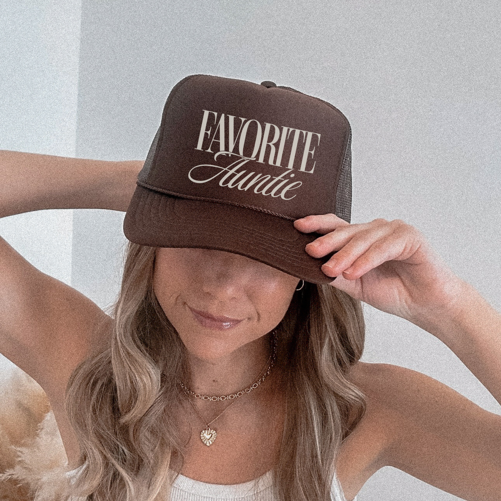 Favorite Auntie hat gift idea for aunts trendy boutique style