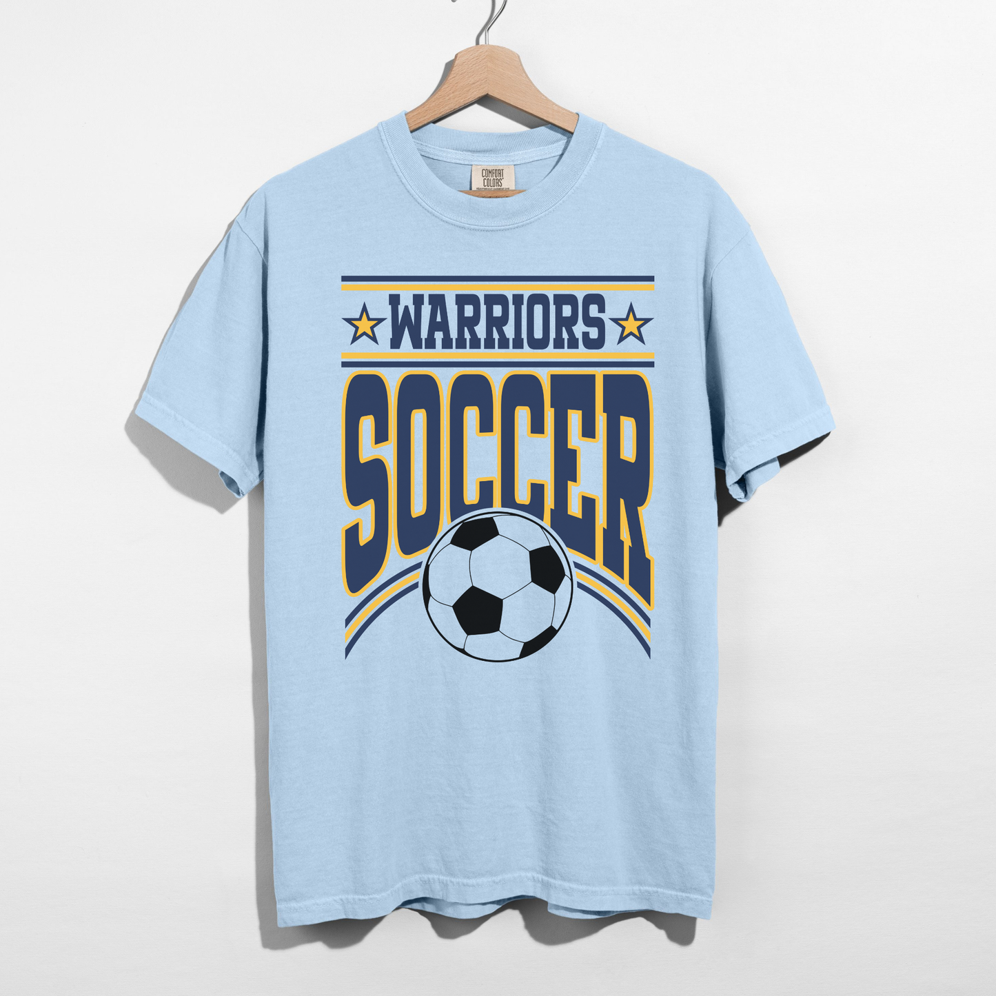Warriors Soccer Vintage Graphic T-Shirt