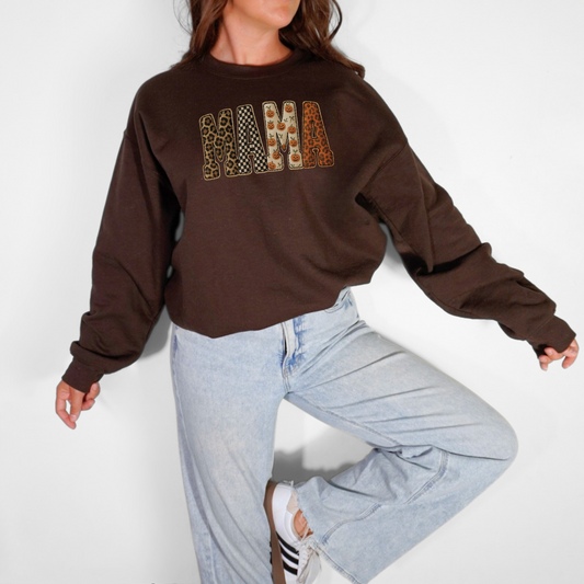 Pumpkin Patch Mama Crewneck Sweatshirt