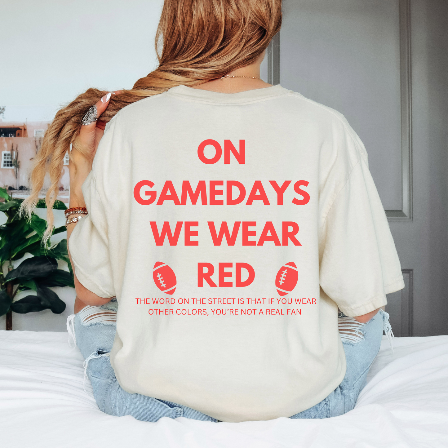 On Game Days Spirit Tee Shirt