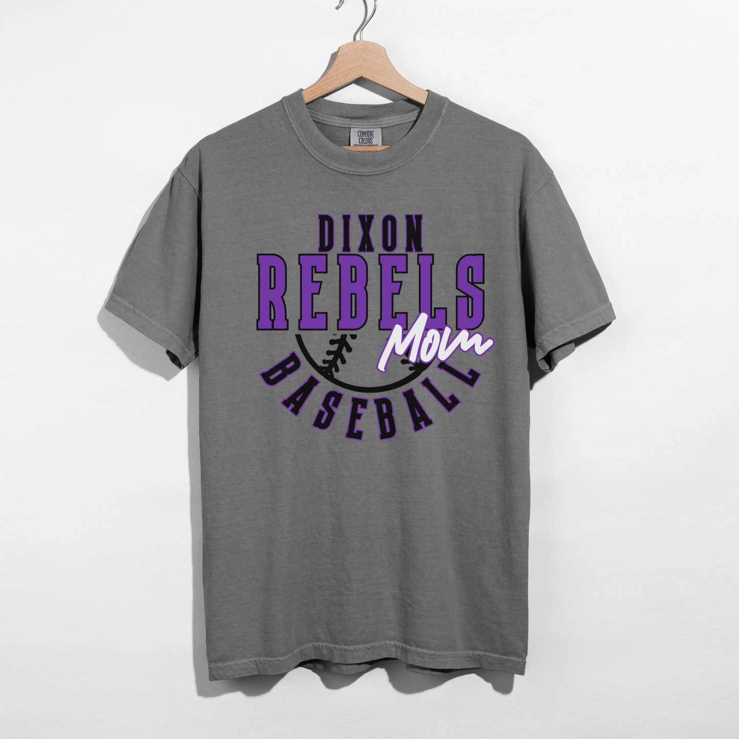 Dixon Rebels Baseball Mom Shirt